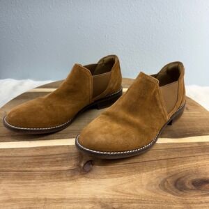 Clarks Camzin Pace booties in‎ brown suede Ankle Boots Almond Toe OrthoLite